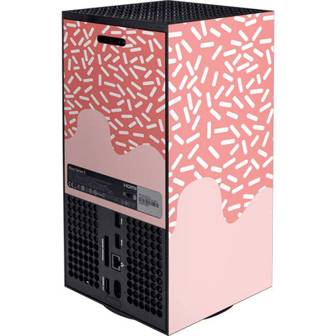 Coral Spring Sprinkles Xbox Series X Console Skin