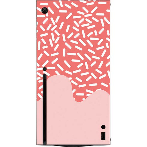 Coral Spring Sprinkles Xbox Series X Console Skin