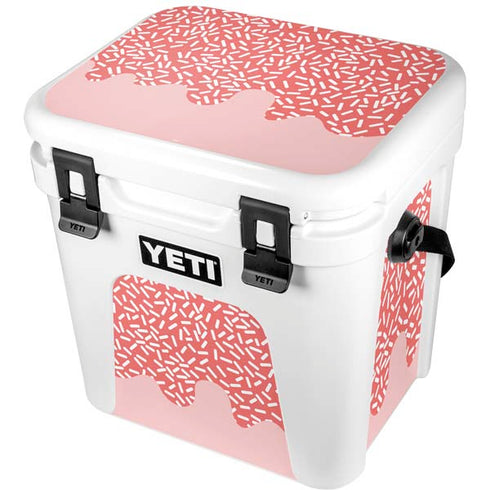 Coral Spring Sprinkles YETI Roadie 24 Hard Cooler Skin