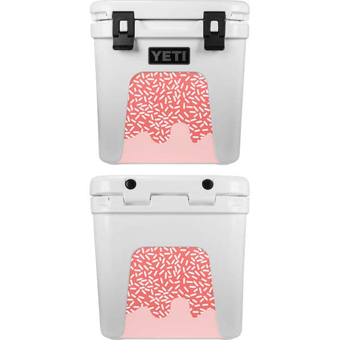 Coral Spring Sprinkles YETI Roadie 24 Hard Cooler Skin