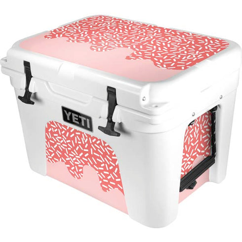 Coral Spring Sprinkles YETI Tundra 35 Hard Cooler Skin