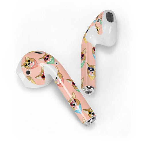 Bouffants and Broken Hearts Corgi Love Apple AirPods 2 Skin