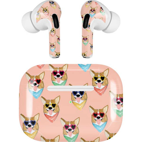 Bouffants and Broken Hearts Corgi Love Apple AirPods Pro Skin
