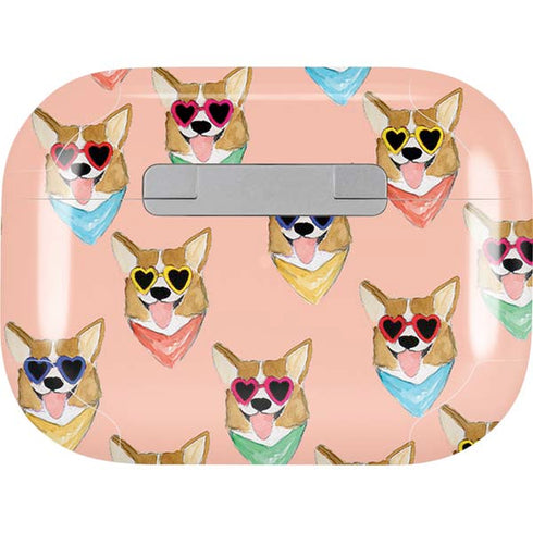 Bouffants and Broken Hearts Corgi Love Apple AirPods Pro Skin