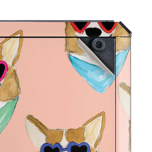 Bouffants and Broken Hearts Corgi Love Cooler Master MasterBox Q300L Mini Tower Skin