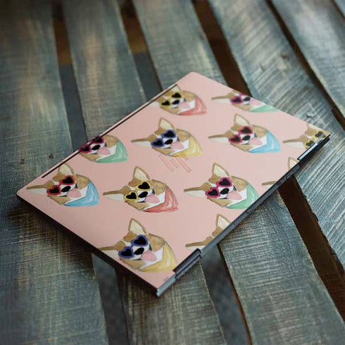 Bouffants and Broken Hearts Corgi Love HP Envy Skin