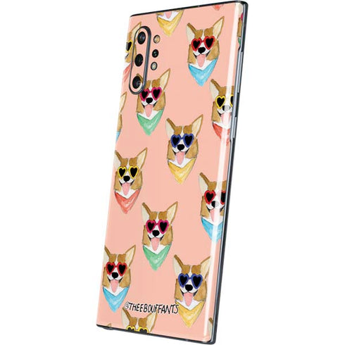 Bouffants and Broken Hearts Corgi Love Galaxy Note 10 Plus Skin