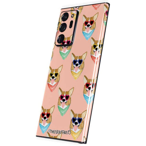 Bouffants and Broken Hearts Corgi Love Galaxy Note20 Ultra 5G Skin