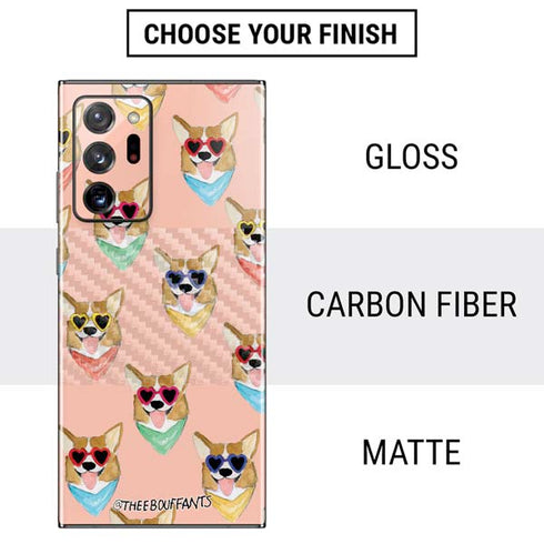 Bouffants and Broken Hearts Corgi Love Galaxy Note20 Ultra 5G Skin