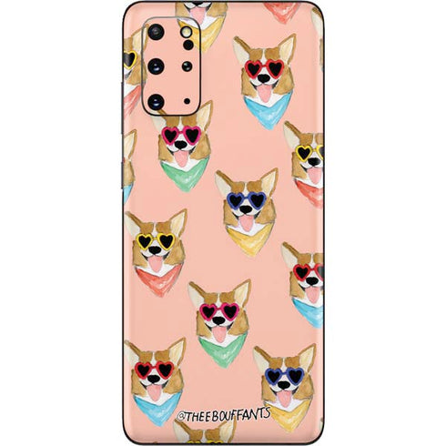 Bouffants and Broken Hearts Corgi Love Galaxy S20 Plus Skin