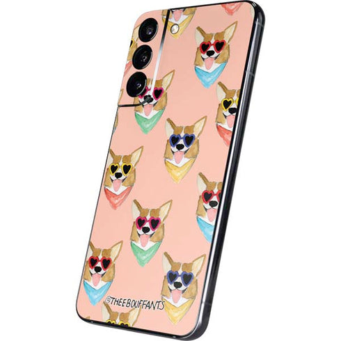 Bouffants and Broken Hearts Corgi Love Galaxy S22 Plus Skin
