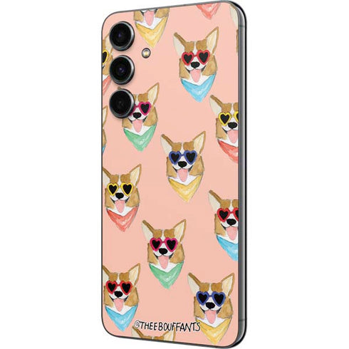 Bouffants and Broken Hearts Corgi Love Galaxy S23 FE Skin