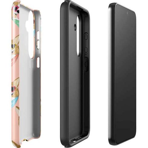 Bouffants and Broken Hearts Corgi Love Galaxy S24 Impact Case