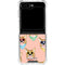 Bouffants and Broken Hearts Corgi Love Galaxy Z Flip5 5G Clear Case