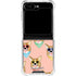 Bouffants and Broken Hearts Corgi Love Galaxy Z Flip5 5G Clear Case