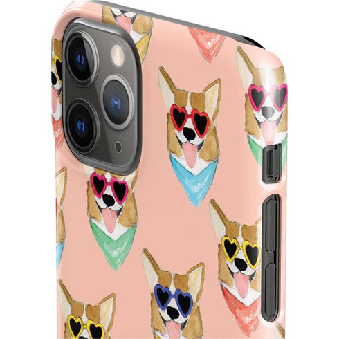 Bouffants and Broken Hearts Corgi Love iPhone 11 Pro Lite Case