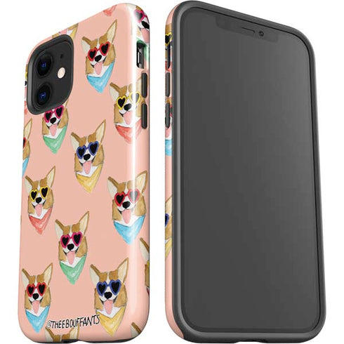 Bouffants and Broken Hearts Corgi Love iPhone 12 Impact Case