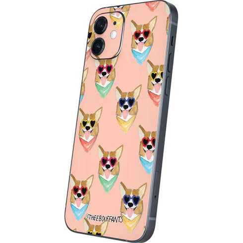 Bouffants and Broken Hearts Corgi Love iPhone 12 Mini Skin