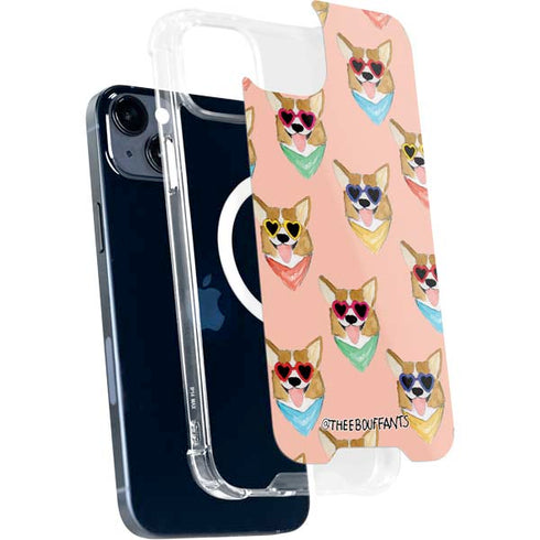Bouffants and Broken Hearts Corgi Love iPhone 13 MagSafe Case