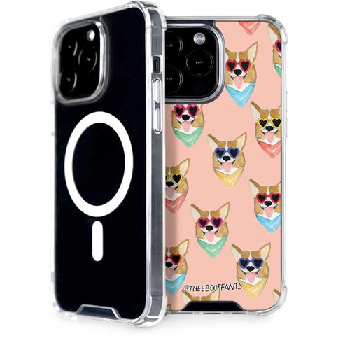 Bouffants and Broken Hearts Corgi Love iPhone 15 Pro Max MagSafe Case