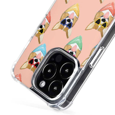 Bouffants and Broken Hearts Corgi Love iPhone 15 Pro Max MagSafe Case