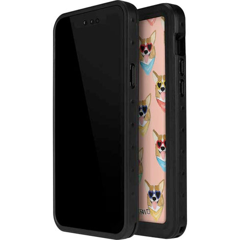 Bouffants and Broken Hearts Corgi Love iPhone 14 Pro Max Waterproof Case