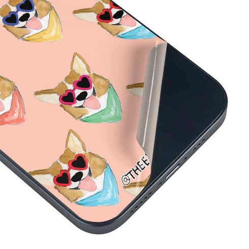 Bouffants and Broken Hearts Corgi Love iPhone 14 Skin