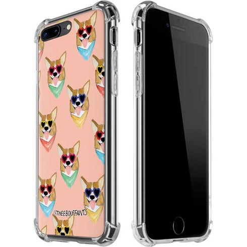 Bouffants and Broken Hearts Corgi Love iPhone 7/8 Plus Clear Case