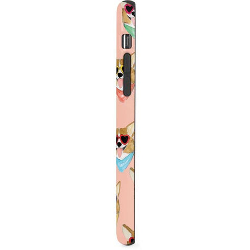 Bouffants and Broken Hearts Corgi Love iPhone X Pro Case