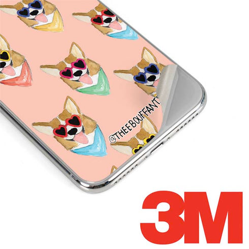 Bouffants and Broken Hearts Corgi Love iPhone XS Skin