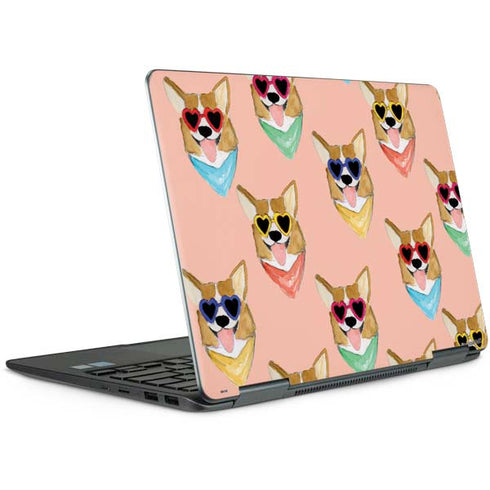 Bouffants and Broken Hearts Corgi Love Notebook 9 Pro 13in (2017) Skin