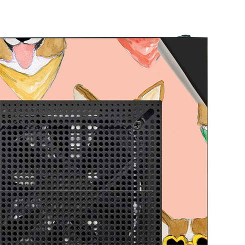 Bouffants and Broken Hearts Corgi Love NZXT H510 Compact ATX Mid-Tower Case Skin