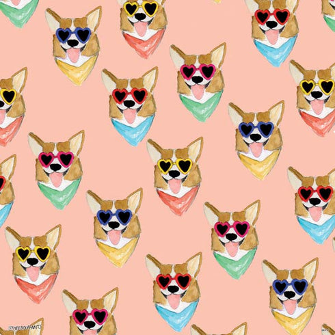 Bouffants and Broken Hearts Corgi Love PS4 Console and Controller Bundle Skin