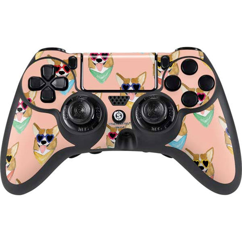 Bouffants and Broken Hearts Corgi Love PS4/PC SCUF Impact Controller Skin