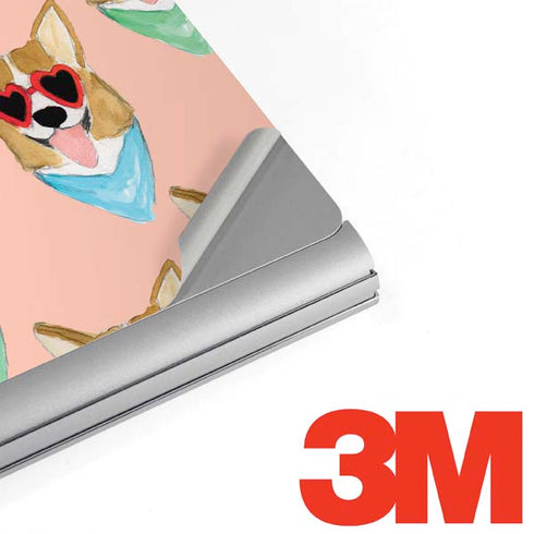 Bouffants and Broken Hearts Corgi Love Surface Book 2 15in Skin