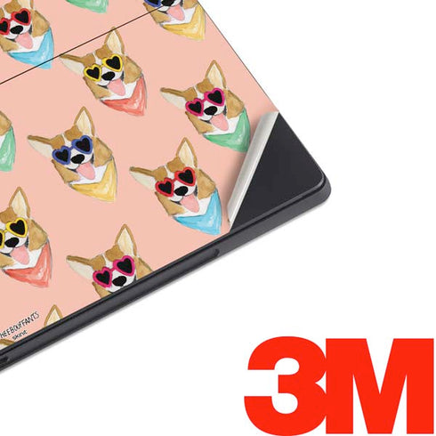 Bouffants and Broken Hearts Corgi Love Surface Pro 6 Skin
