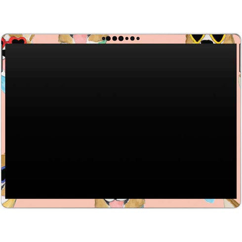 Bouffants and Broken Hearts Corgi Love Surface Pro 8 Skin