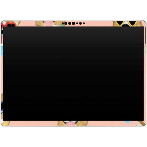 Bouffants and Broken Hearts Corgi Love Surface Pro 9 Skin