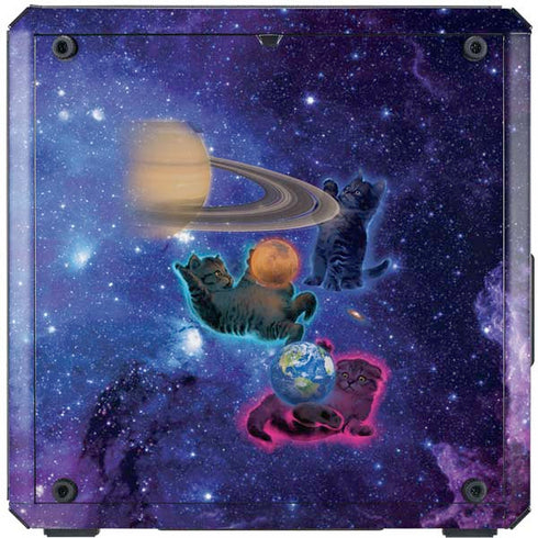Vincent Hie Cosmic Kittens Cooler Master MasterBox Q300L Mini Tower Skin