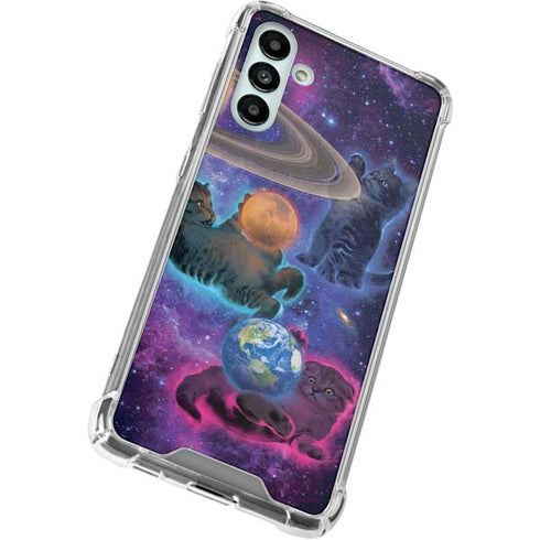 Vincent Hie Cosmic Kittens Galaxy A13 5G Clear Case