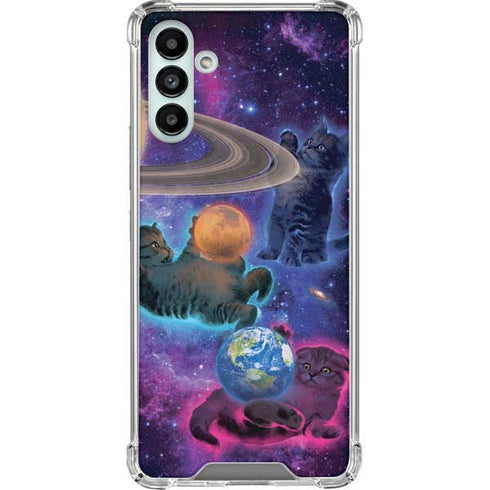 Vincent Hie Cosmic Kittens Galaxy A13 5G Clear Case
