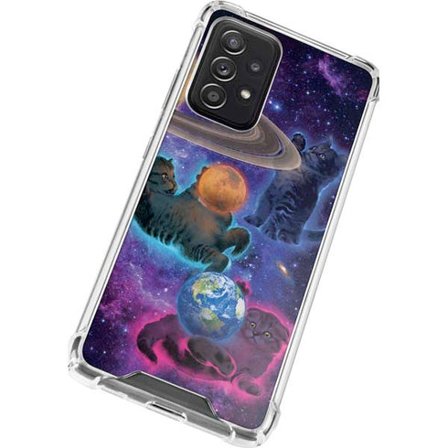 Vincent Hie Cosmic Kittens Galaxy A52 5G Clear Case