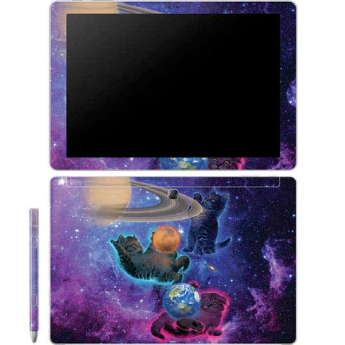 Vincent Hie Cosmic Kittens Galaxy Book 12in Skin