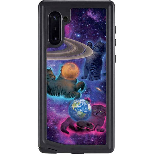 Vincent Hie Cosmic Kittens Galaxy Note 10 Waterproof Case
