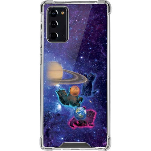 Vincent Hie Cosmic Kittens Galaxy Note20 5G Clear Case