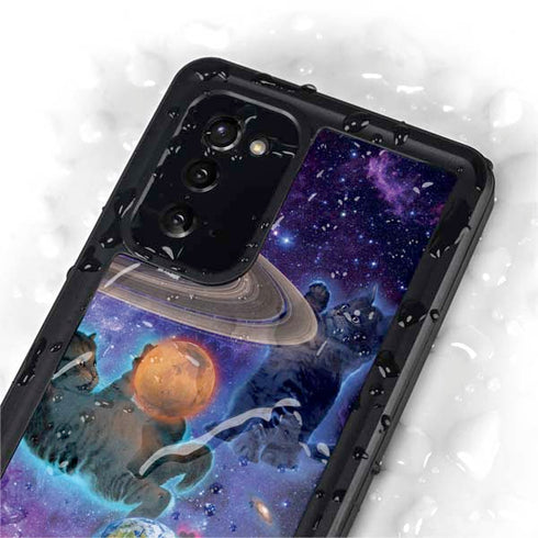 Vincent Hie Cosmic Kittens Galaxy Note20 5G Waterproof Case