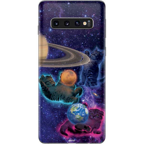 Vincent Hie Cosmic Kittens Galaxy S10 Skin
