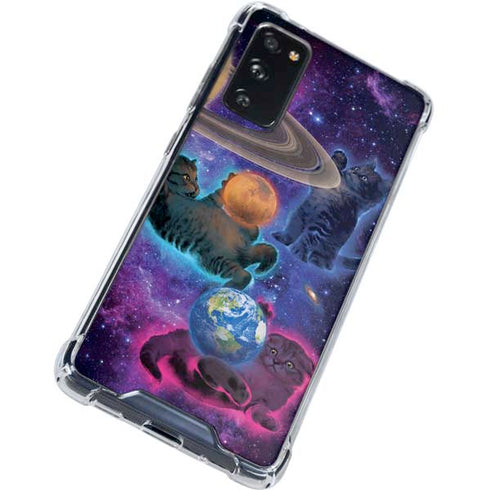 Vincent Hie Cosmic Kittens Galaxy S20 FE Clear Case