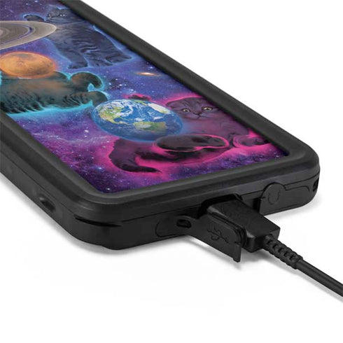 Vincent Hie Cosmic Kittens Galaxy S20 Plus Waterproof Case