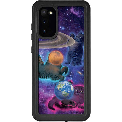 Vincent Hie Cosmic Kittens Galaxy S20 Waterproof Case